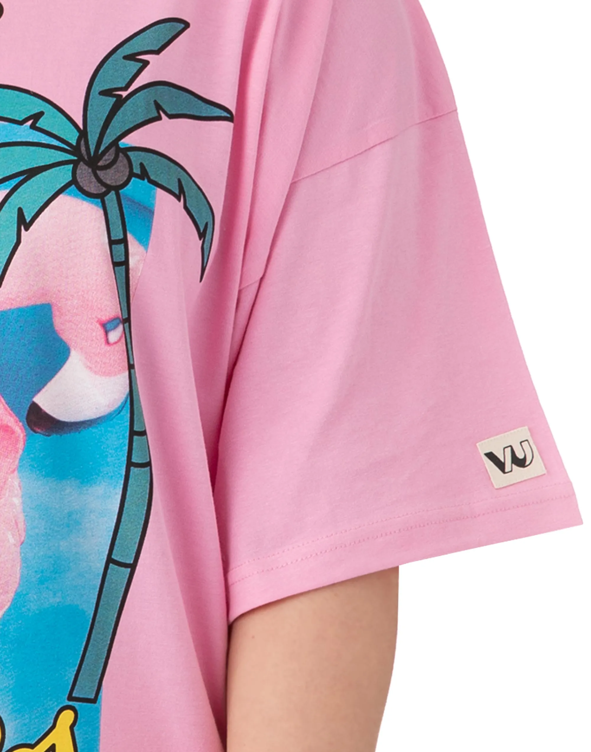 Barbie Cali Vibes Pink Oversized T-Shirt Dress