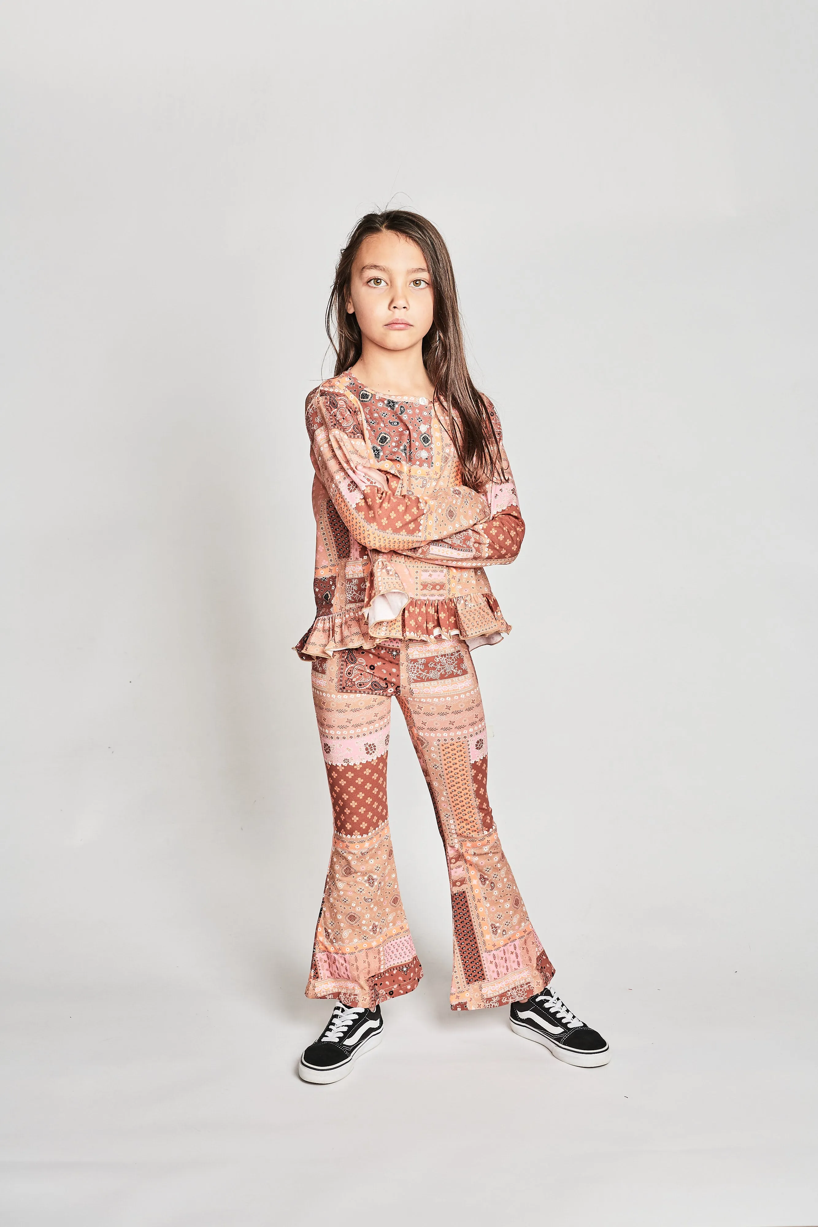 Missie Munster Paisley Paradise Bell Leggings