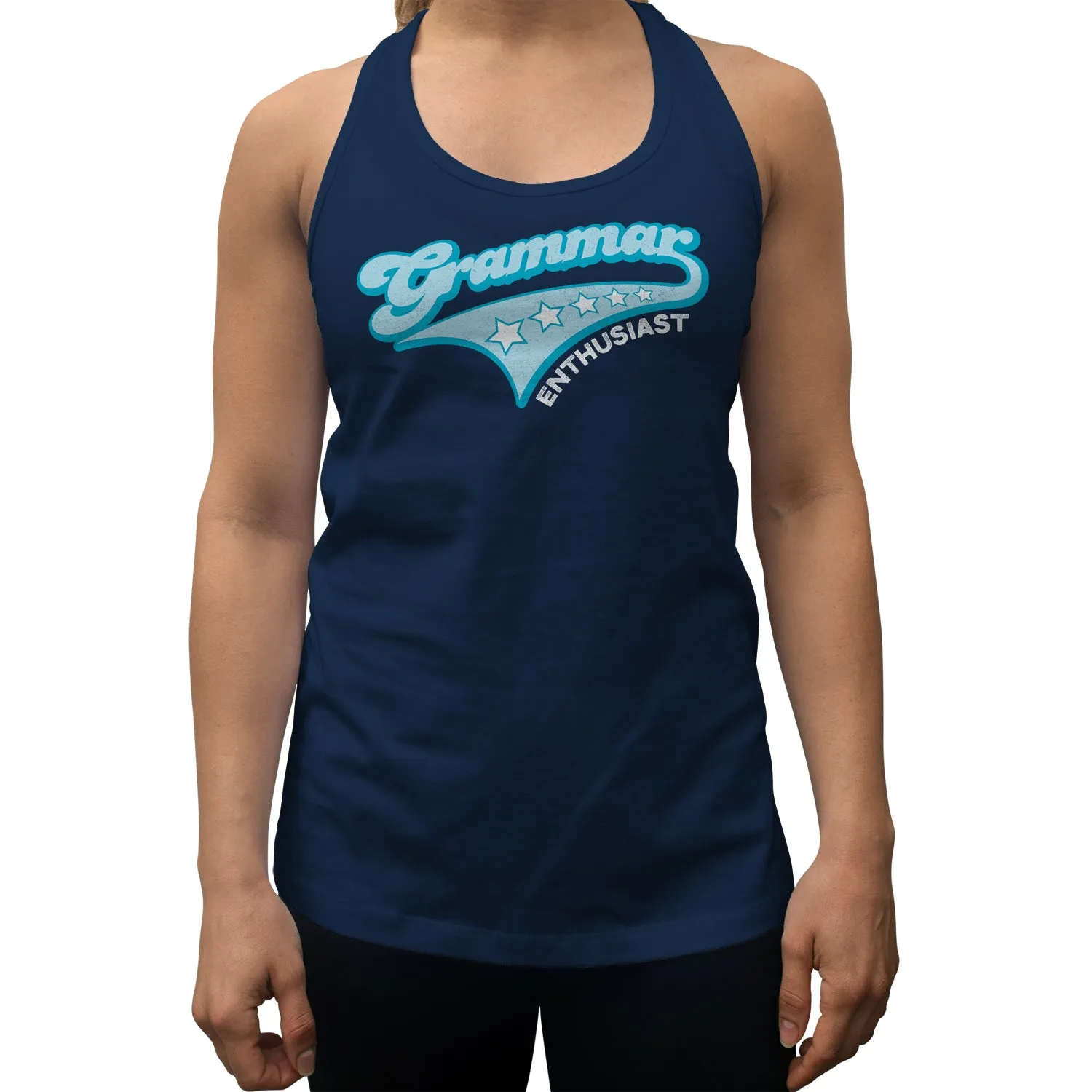 Women's Grammar Enthusiast Racerback Tank Top