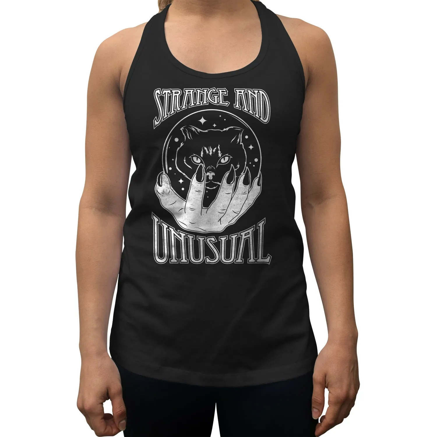 Women's Strange and Unusual Racerback Tank Top